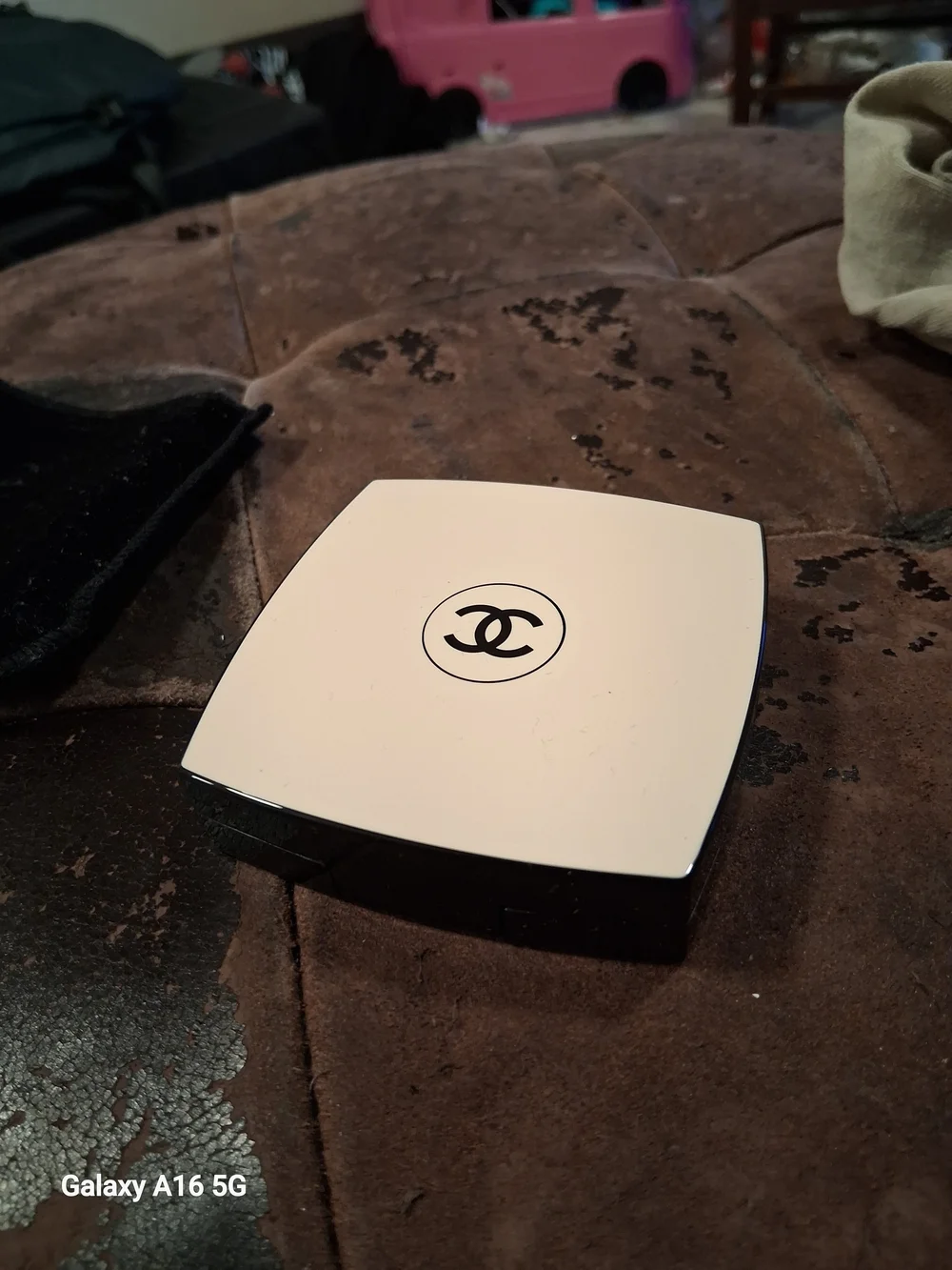 Chanel Compact Foundation with Mirror W/ Velvet Pouch